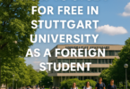 How To Study For Free In Stuttgart University As a Foreign Student