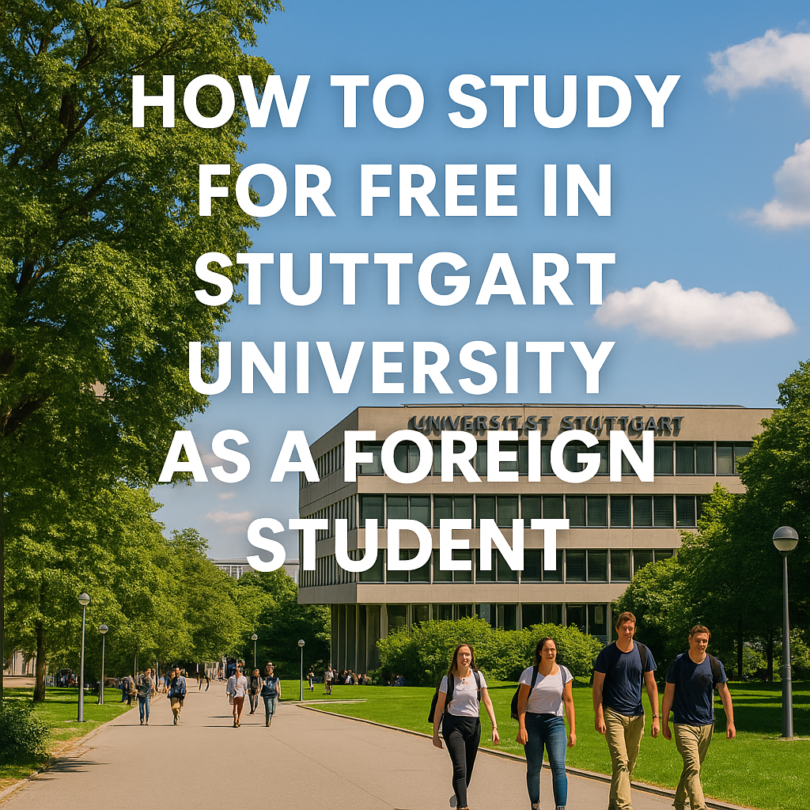 How To Study For Free In Stuttgart University As a Foreign Student