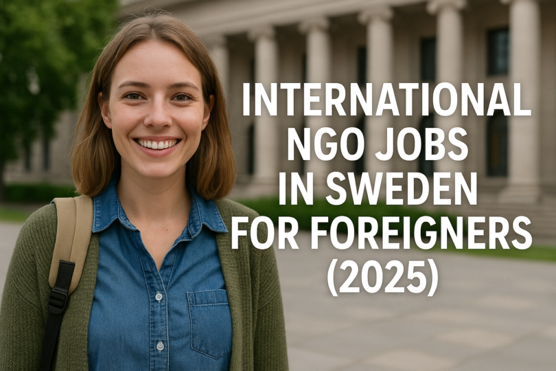International NGO Jobs in Sweden for Foreigners (2025)